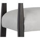 Keagan 36.5 inch Saloon Light Grey Leather Counter Stool